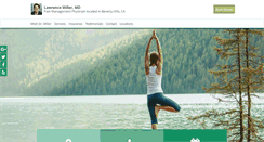 Desktop Screenshot of drlawrencemillerpainmd.com